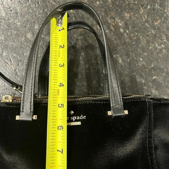 Kate Spade New York Dawn Place Velvet Mini Kona Black Velvet - Picture 13 of 13